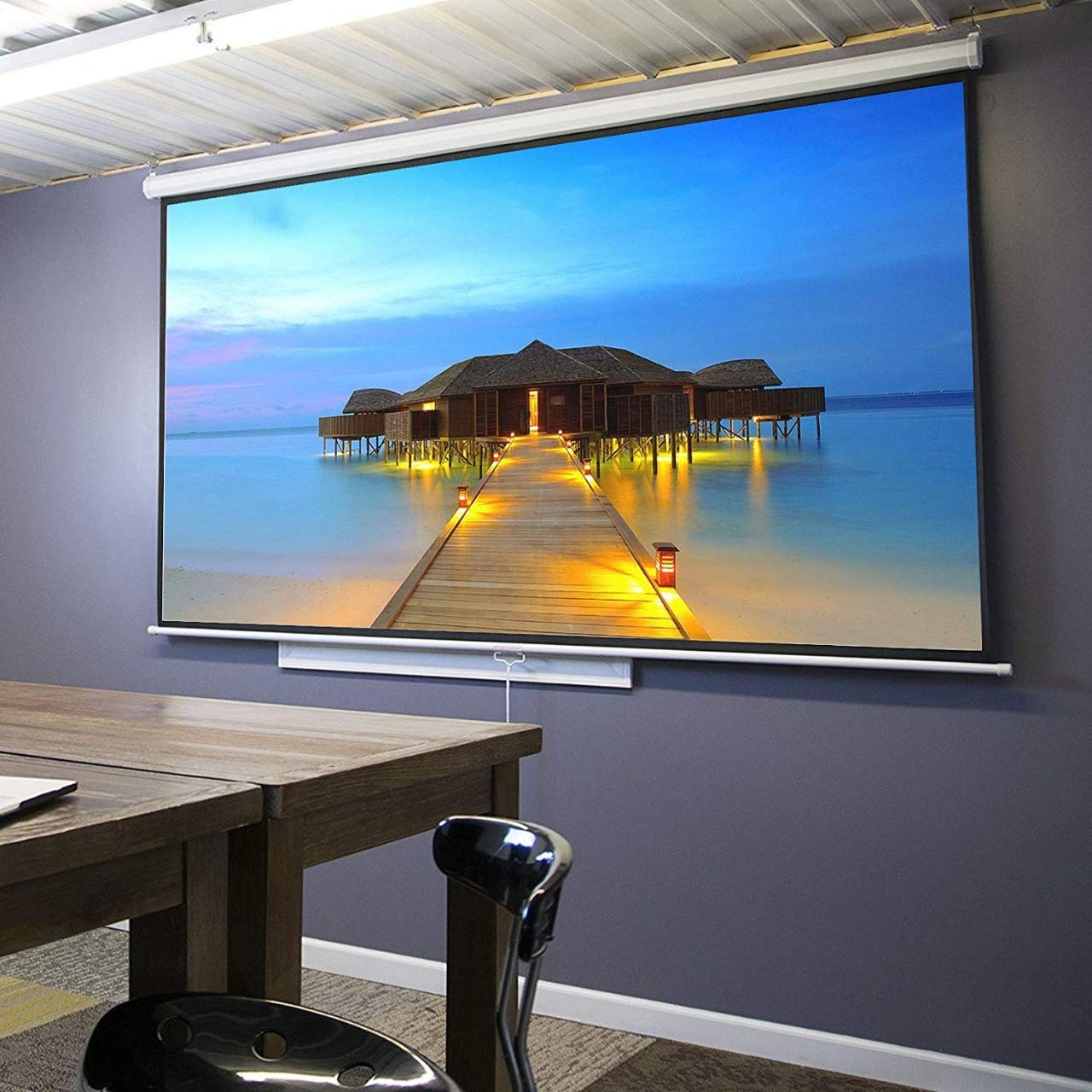 Optoma DS-9092PWC 92" 16:9 Projector Screen - RRP £219 - Saving of £99!