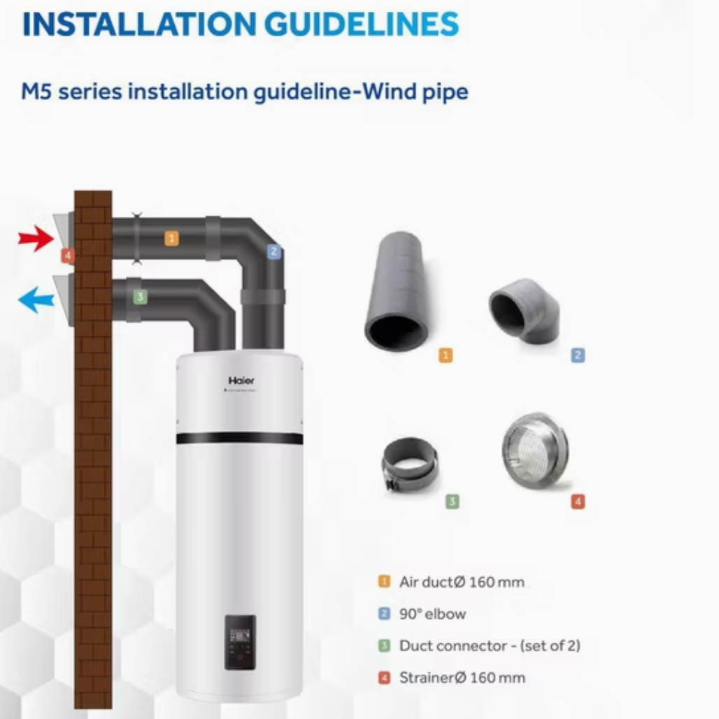 Haier EIP+ Series 150L Air Source Heat Pump Water Heater