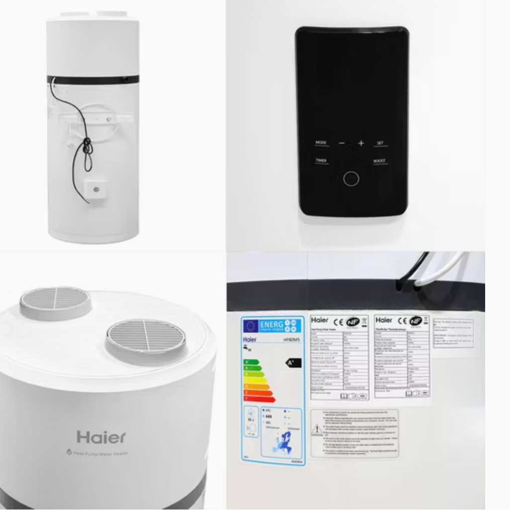 Haier EIP+ Series 150L Air Source Heat Pump Water Heater