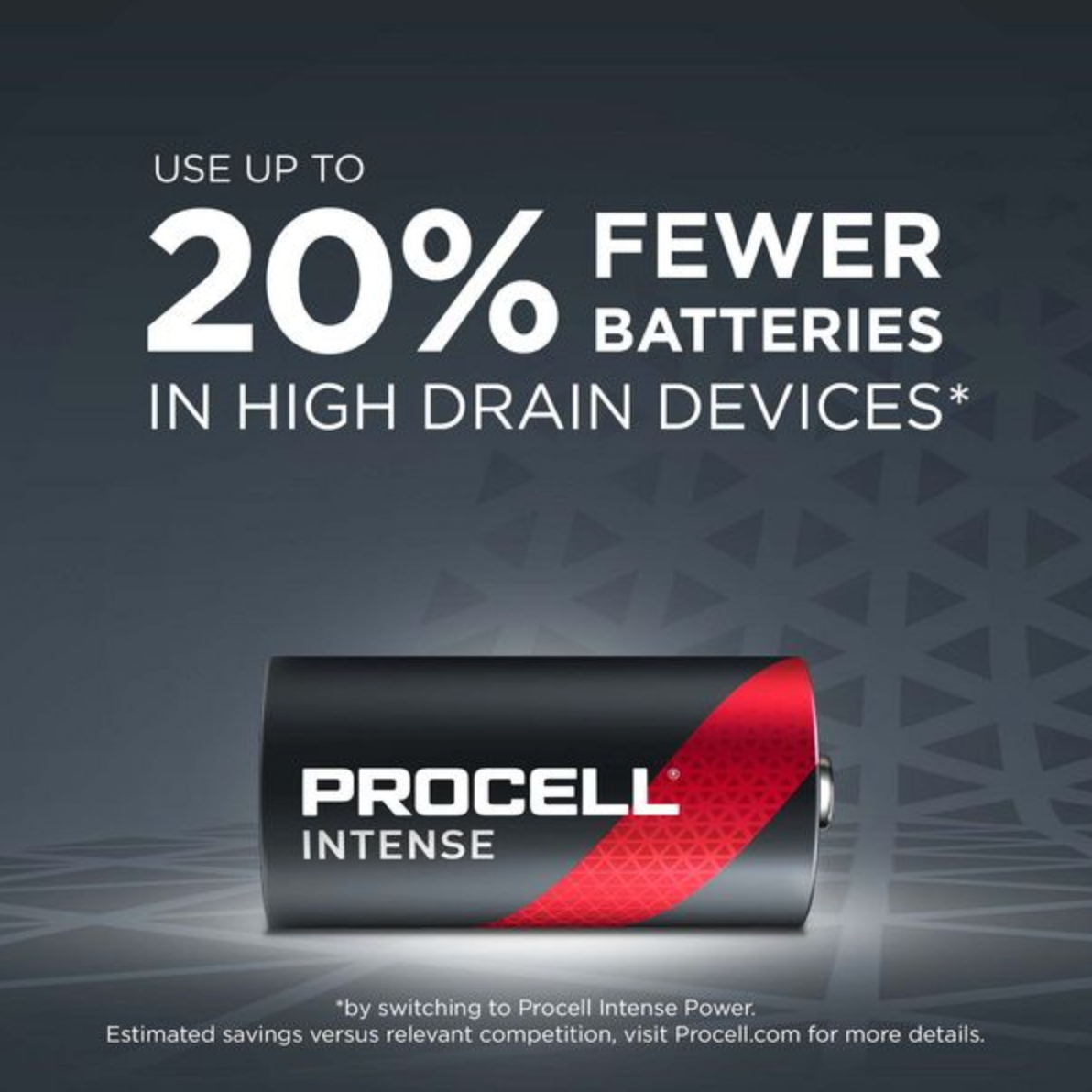 Duracell Procell Intense Power C LR14 Batteries - Pack of 10