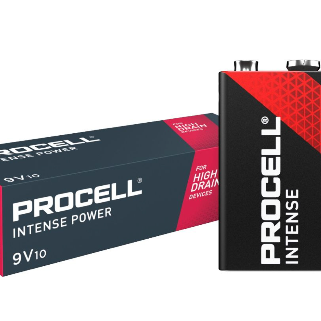 Duracell Procell Intense Power 9V 6LR61 Batteries - Pack of 10
