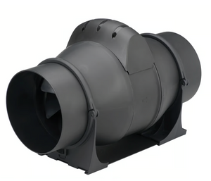 Airvent In-Line Mixed Flow Fan Timer Controlled Extractor Fan 100mm - 442826